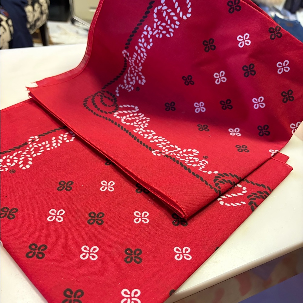 2 for $10 one vintage dead stock wrangler promo bandana